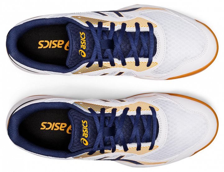 ASICS Upcourt 5 White / Deep Ocean