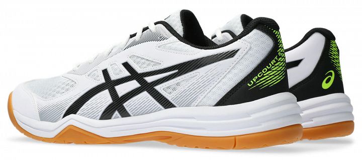 ASICS Upcourt 5 White / Safety Yellow