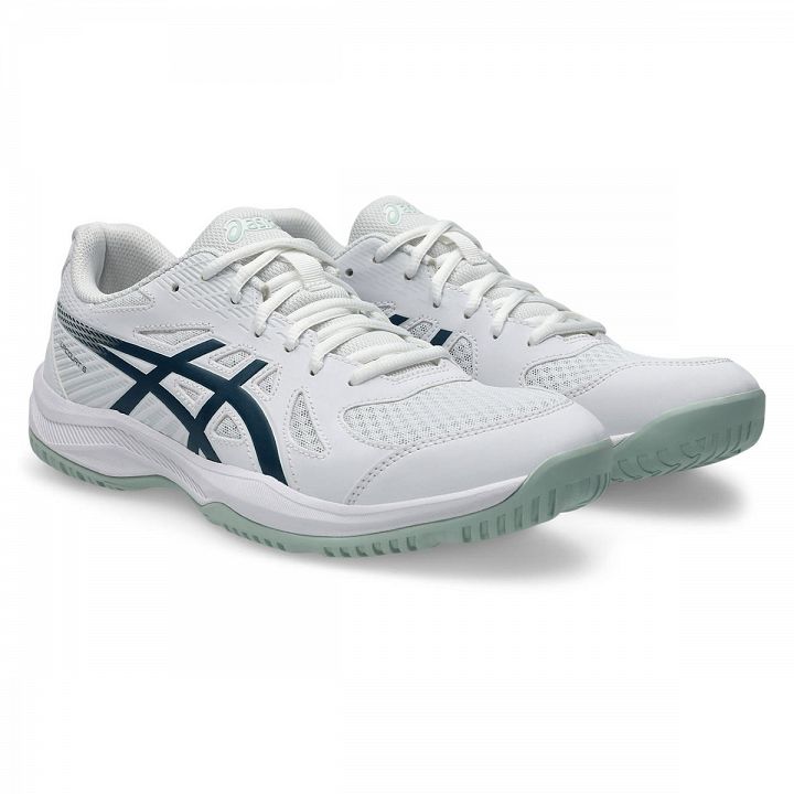 ASICS Upcourt 6 White / Tranquil Teal