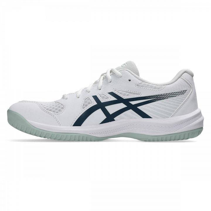 ASICS Upcourt 6 White / Tranquil Teal