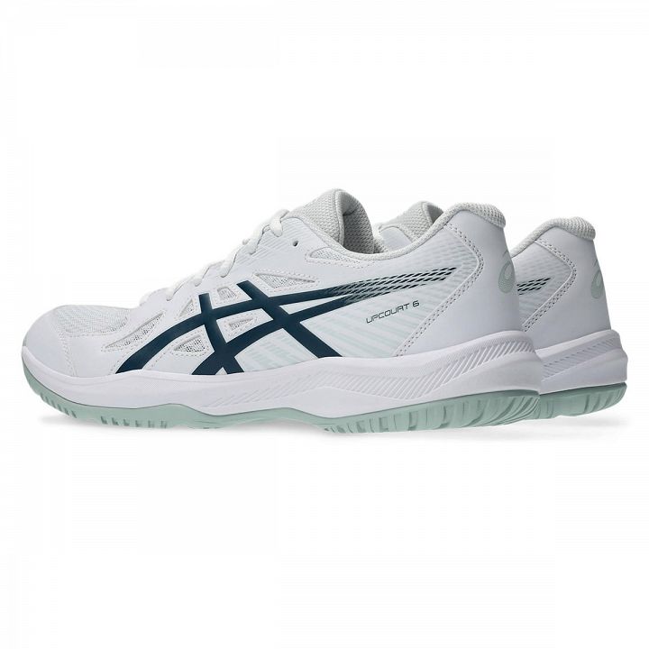 ASICS Upcourt 6 White / Tranquil Teal