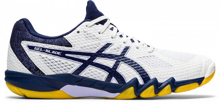 ASICS Gel-Blade 7 White / Peacoat