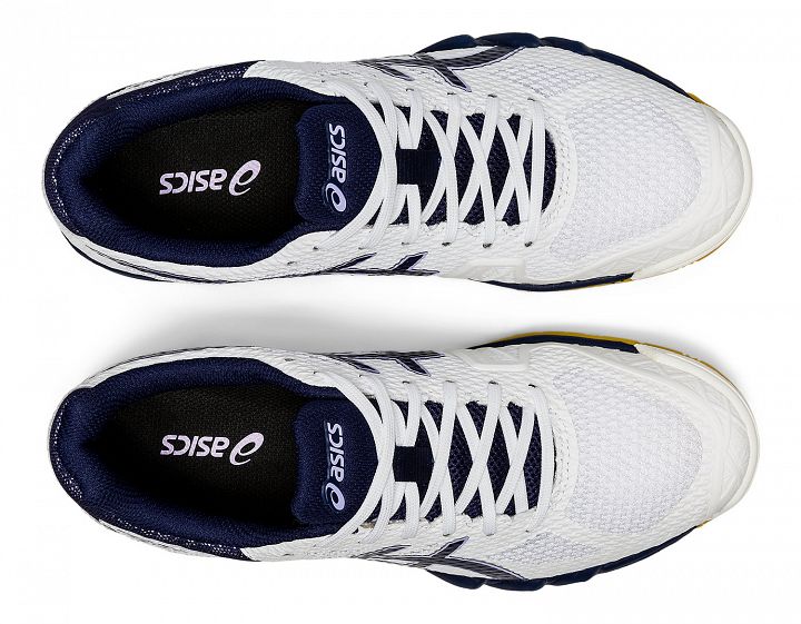 ASICS Gel-Blade 7 White / Peacoat