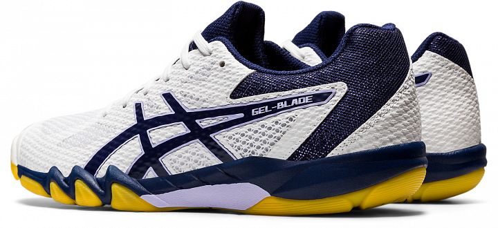 ASICS Gel-Blade 7 White / Peacoat