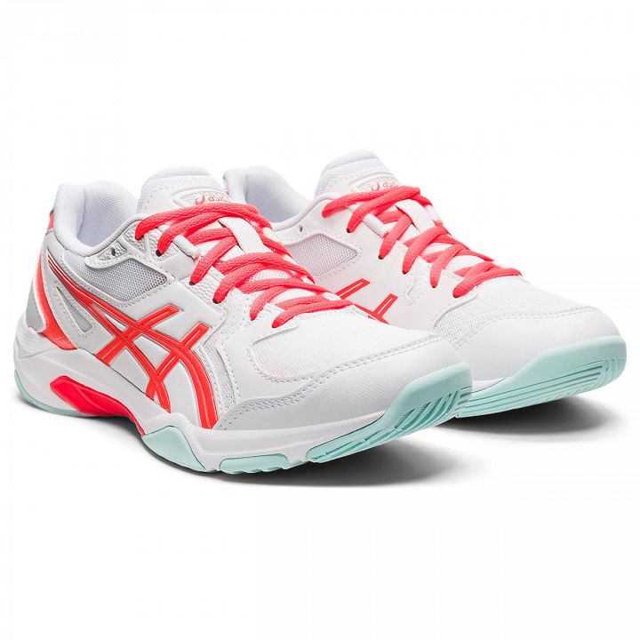 ASICS Gel-Rocket 10 White / Sunrise Red