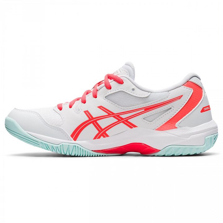 ASICS Gel-Rocket 10 White / Sunrise Red