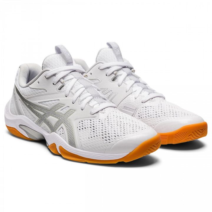 ASICS Gel-Blade 8 White / Pure Silver