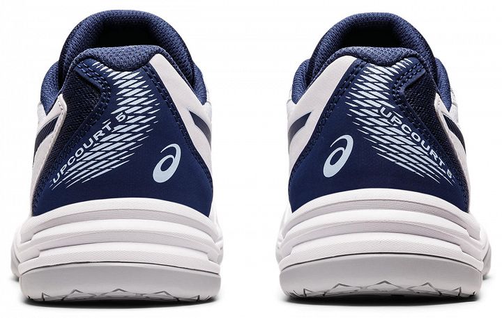 ASICS Upcourt 5 White / Deep Ocean