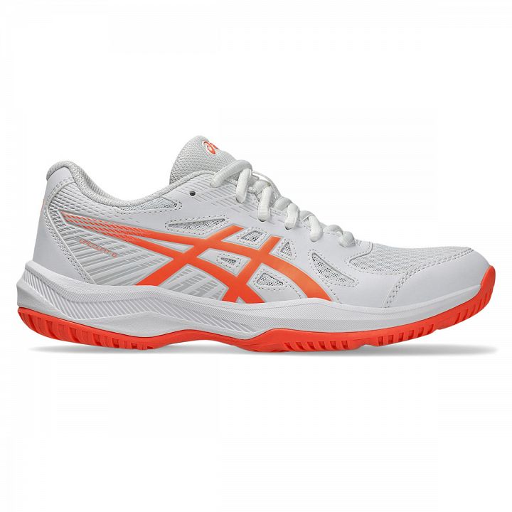 ASICS Upcourt 6 White / Vivid Coral