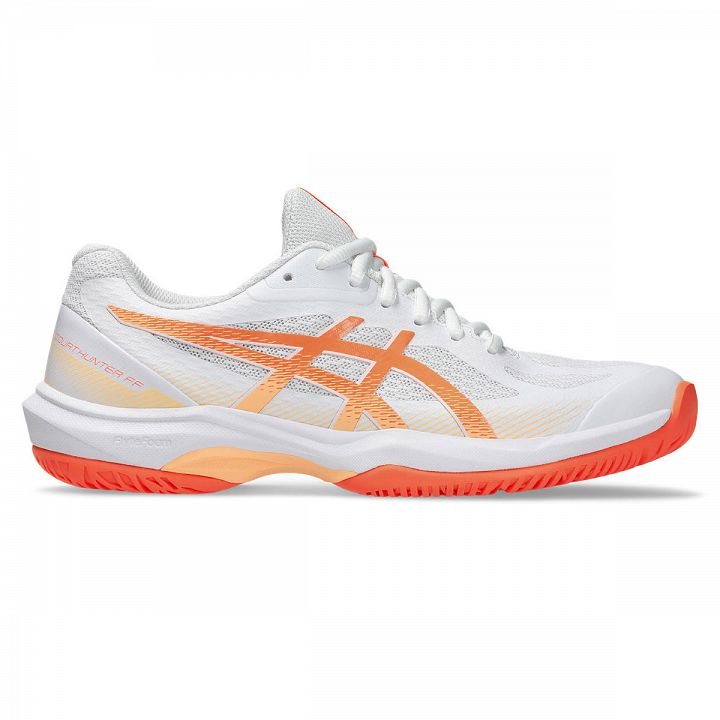 ASICS Court Hunter FF White / Vivid Coral