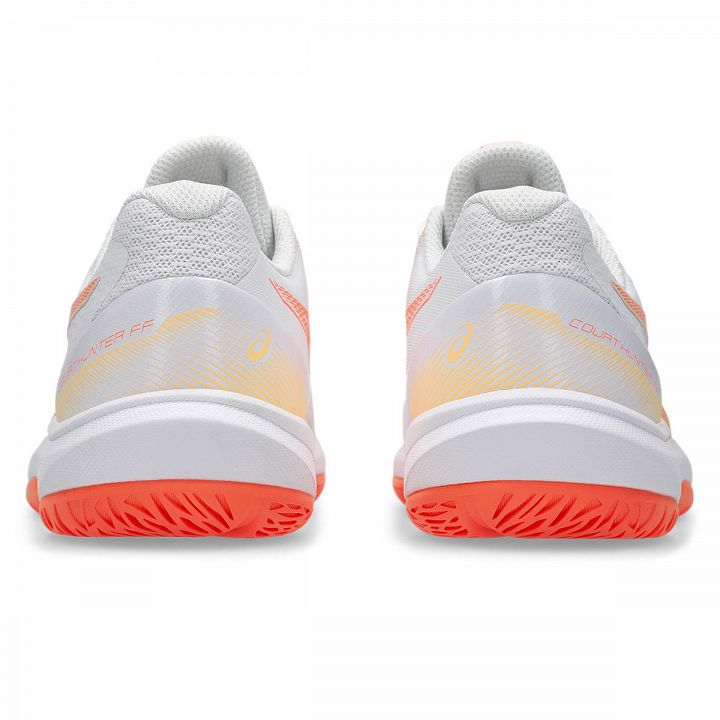 ASICS Court Hunter FF White / Vivid Coral