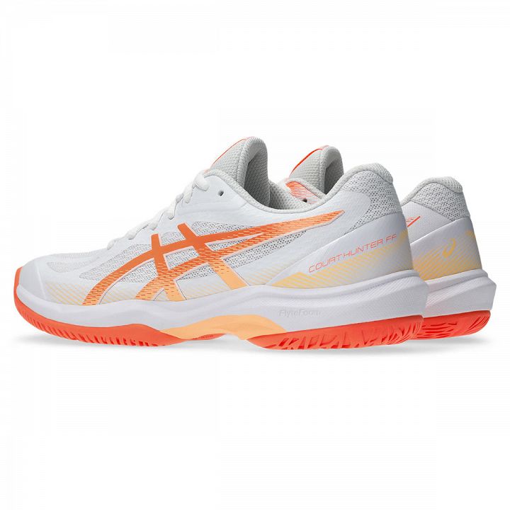 ASICS Court Hunter FF White / Vivid Coral