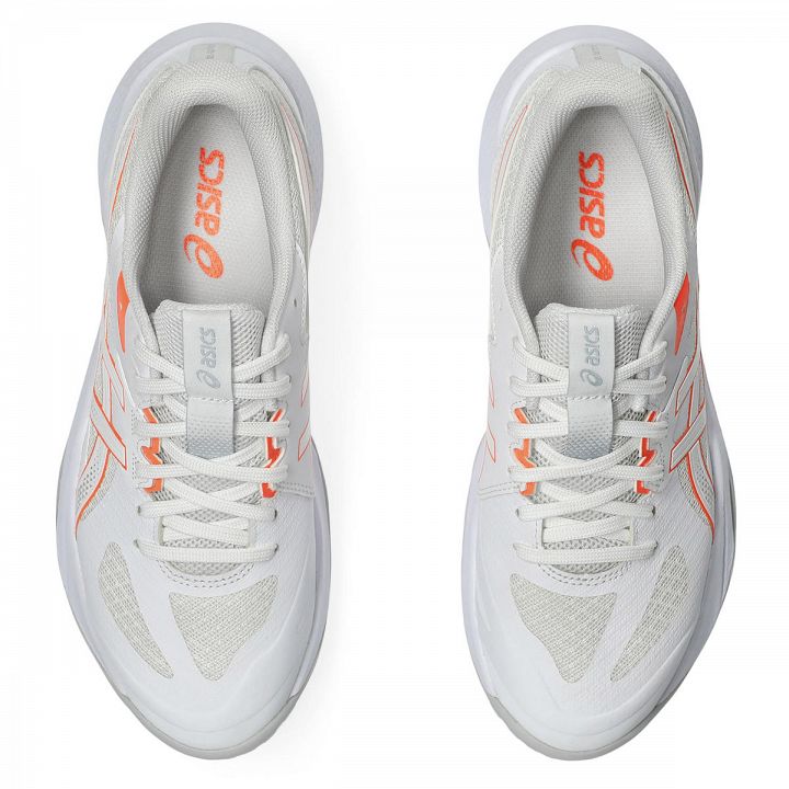ASICS Gel-Tactic 13 White / Vivid Coral