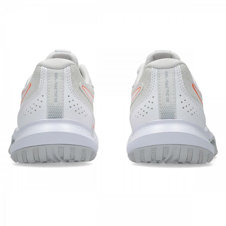 ASICS Gel-Tactic 13 White / Vivid Coral