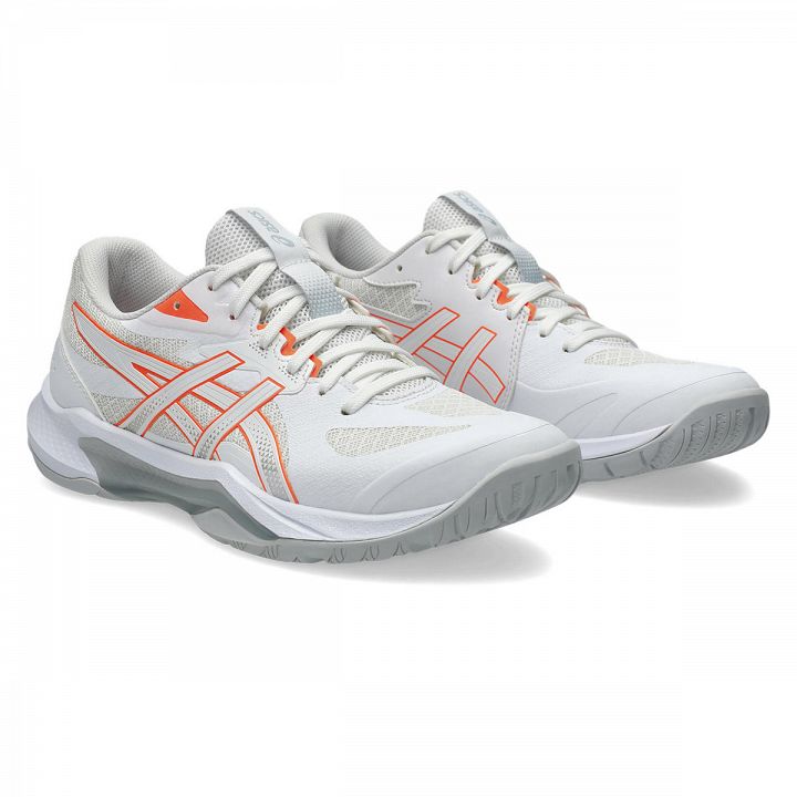 ASICS Gel-Tactic 13 White / Vivid Coral