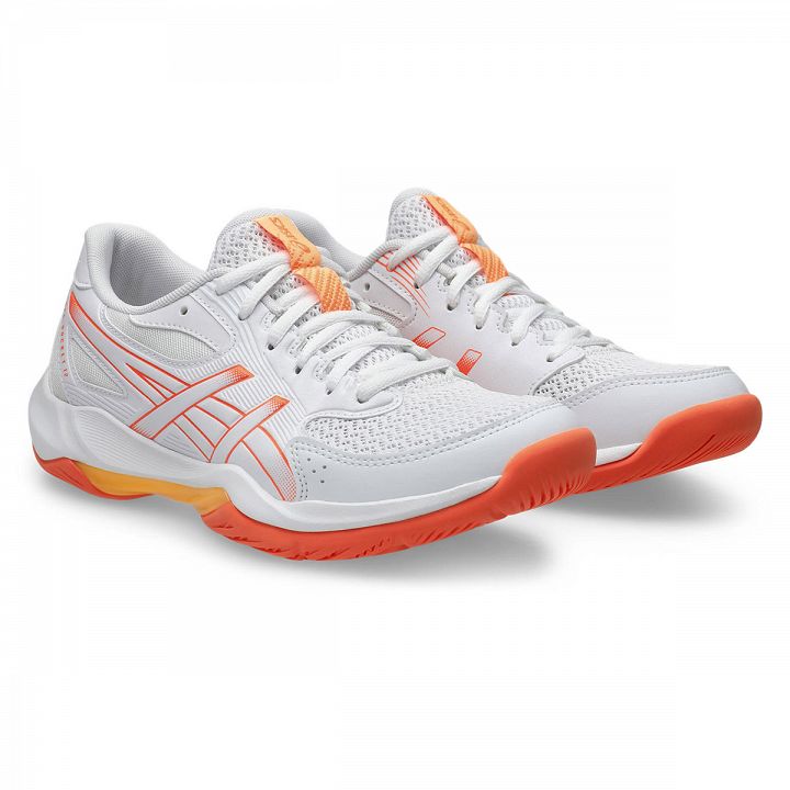 ASICS Gel-Rocket 12 White / Vivid Coral