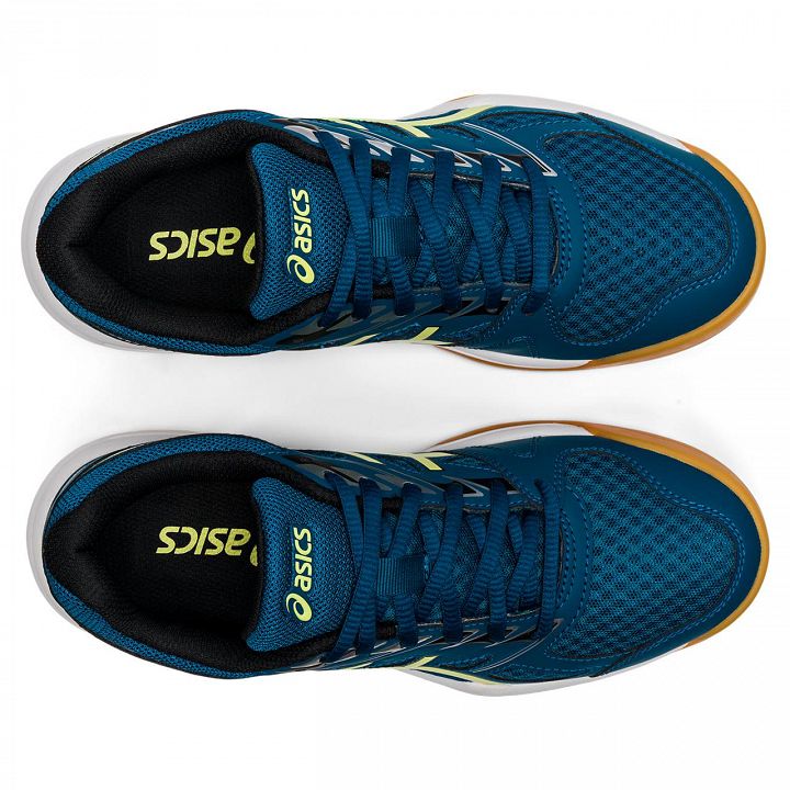 ASICS Upcourt 4 GS Deep Sea Teal / Glow Yellow