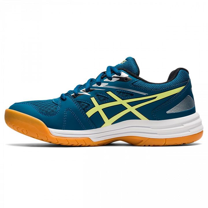 ASICS Upcourt 4 GS Deep Sea Teal / Glow Yellow
