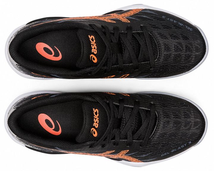 ASICS Gel-Blast 3 GS Black / Shocking Orange