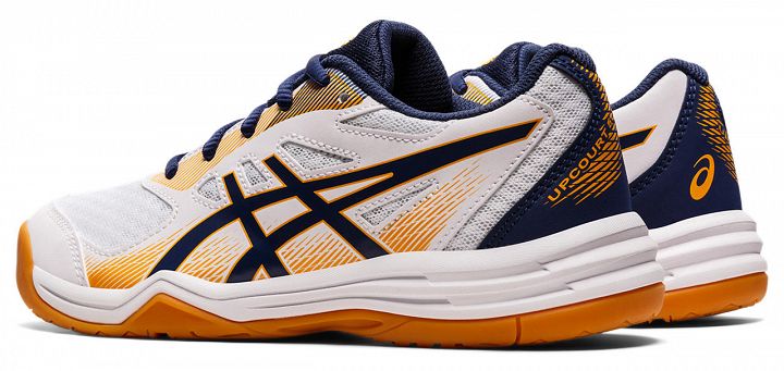 ASICS Upcourt 5 GS White / Deep Ocean