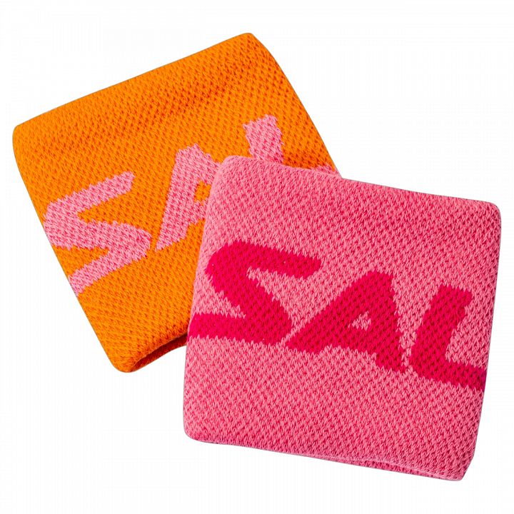 Salming Wristband Short 2-pack Fire Orange / Pink