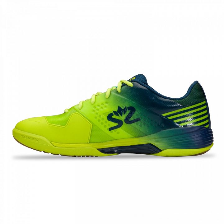 Salming Viper 5 Lime Punch / Poseidon Blue