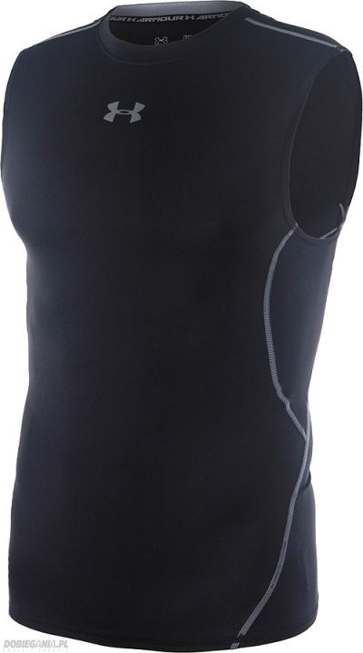 Under Armour Heatgear Armour Compression Sleeveless Czarny