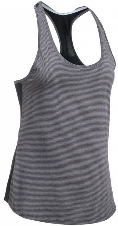 Under Armour Threadborne Run  Mesh Tank Gray