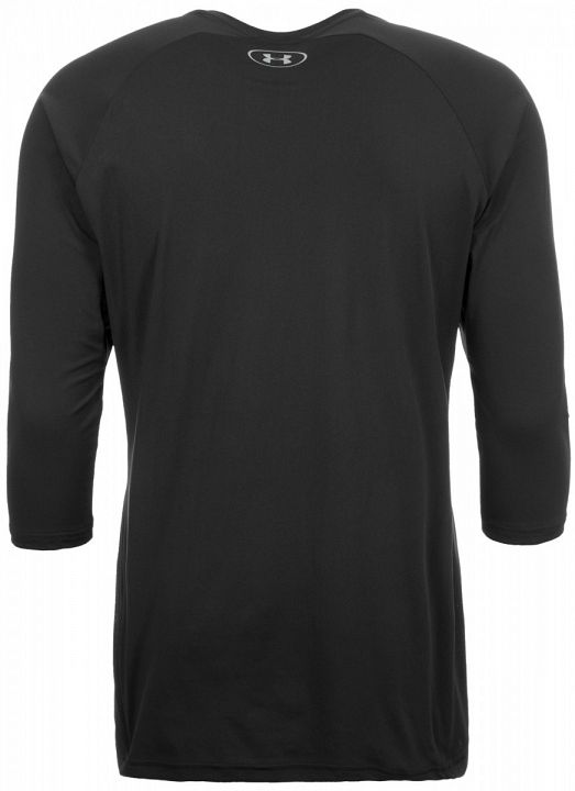 Under Armour Threadborne Vanish 3/4 Sleeve Black