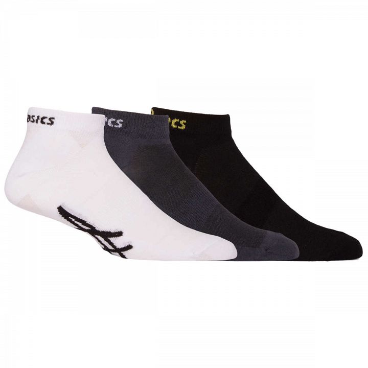 ASICS Sport Ped Socks 3Pack Dark Grey / Performance Black / White