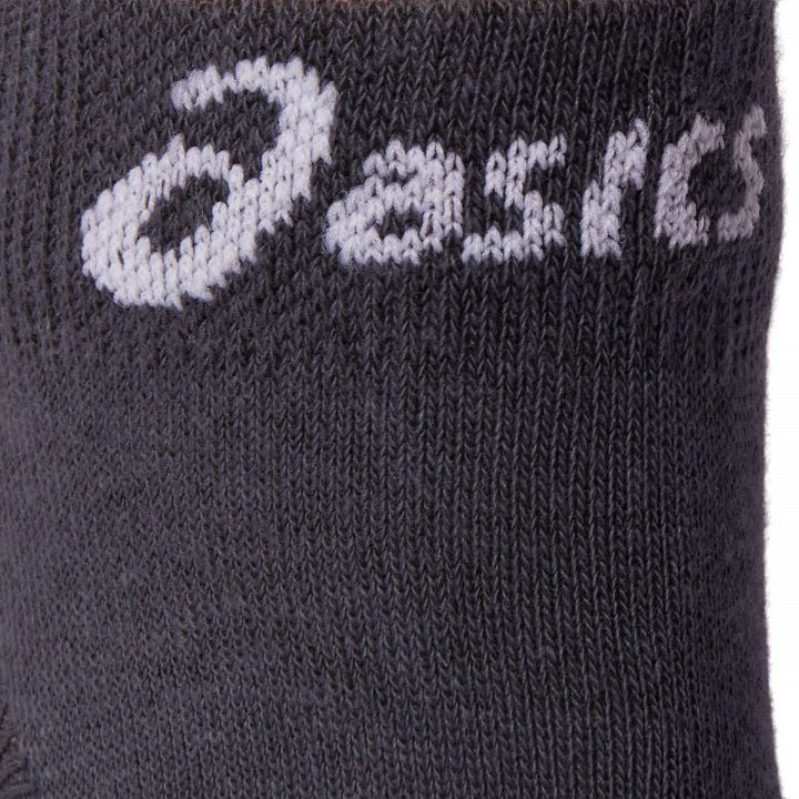 ASICS Sport Ped Socks 3Pack Dark Grey / Performance Black / White