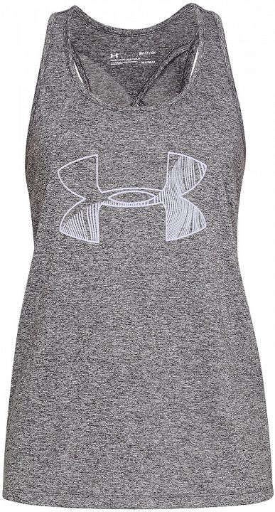 Under Armour Tech Tank Graphic Gray
