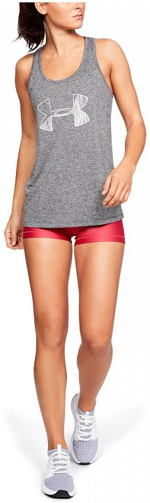 Under Armour Tech Tank Graphic Gray