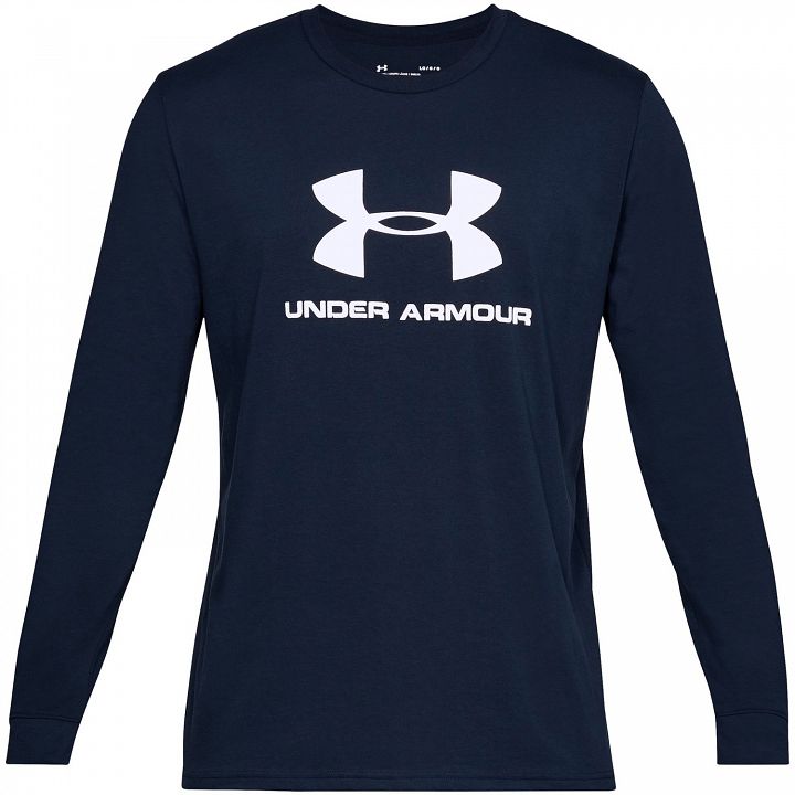 Under Armour Sportstyle Logo LS Navy