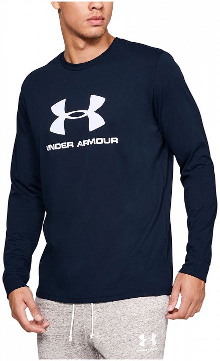 Under Armour Sportstyle Logo LS Navy
