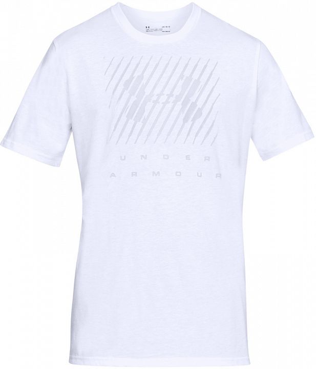Under Armour UA Branded Big Logo Short Sleeve White