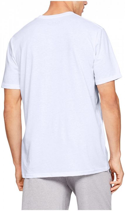 Under Armour UA Branded Big Logo Short Sleeve White