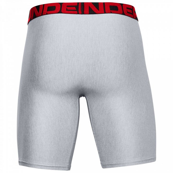 Under Armour Tech 9in Boxerjock 2-Pack Grey