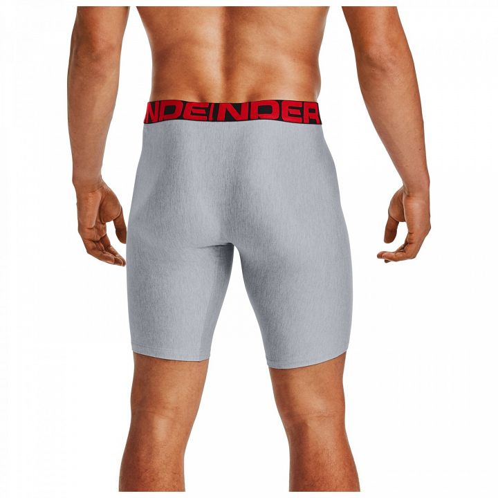 Under Armour Tech 9in Boxerjock 2-Pack Grey