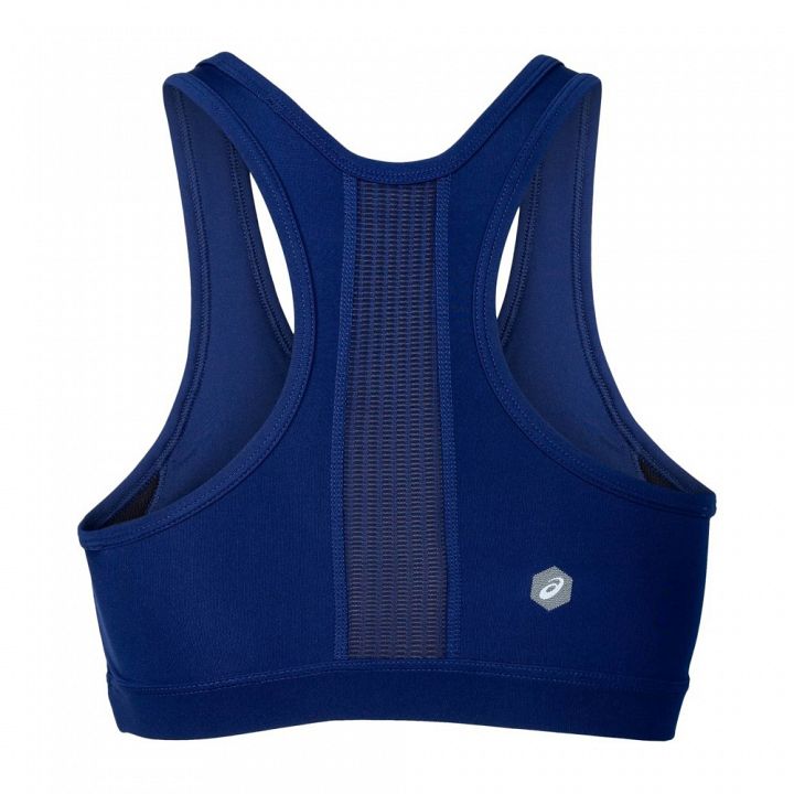 ASICS Color Block Bra Blue / Navy - Biustonosz Sportowy