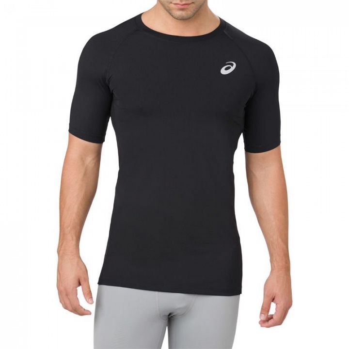 ASICS Base Layer Short Sleeve Top Black