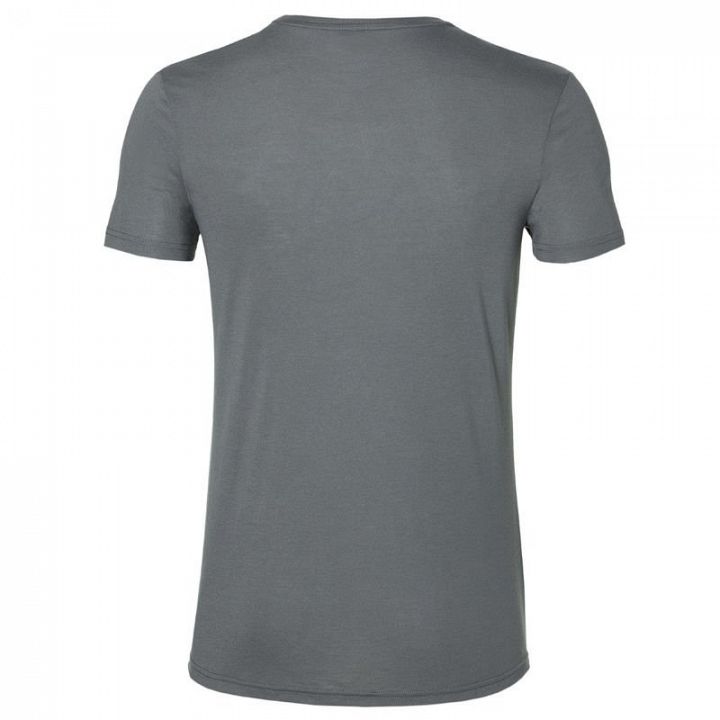 ASICS Essential Diagonal SS Top Grey