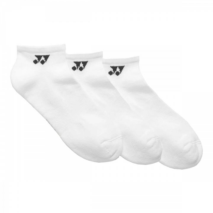 Yonex Low Cut Socks 19255 3-Pack White