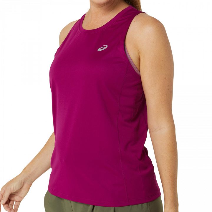 ASICS Core Tank Blackberry