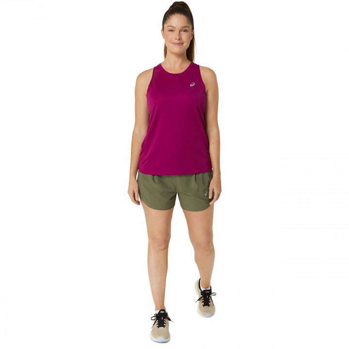 ASICS Core Tank Blackberry