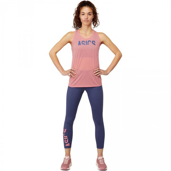 ASICS Essential GPX Tank Smokey Rose / Thunder Blue