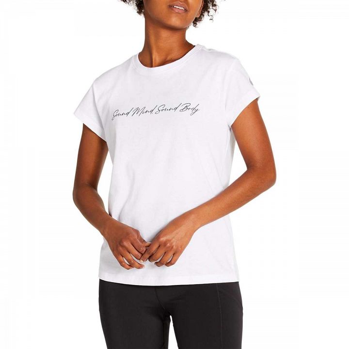 ASICS SMSB Graphic Tee II Brilliant White