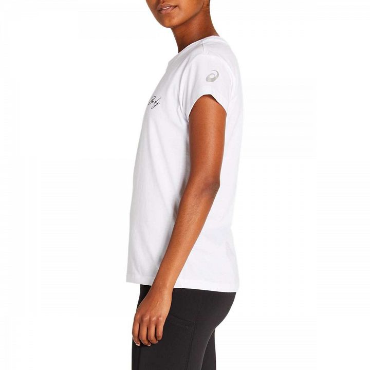 ASICS SMSB Graphic Tee II Brilliant White
