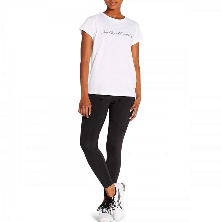 ASICS SMSB Graphic Tee II Brilliant White