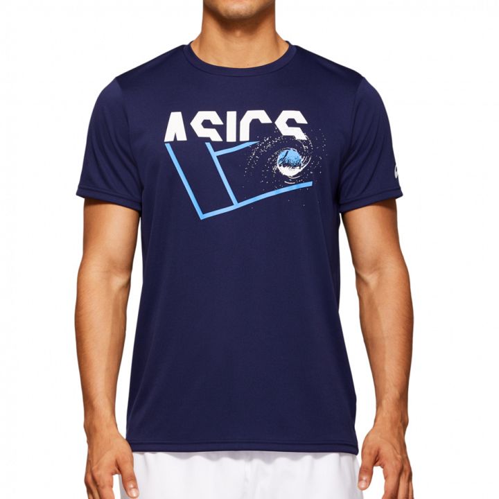 ASICS Practice Graphic Men's Tee Peacoat